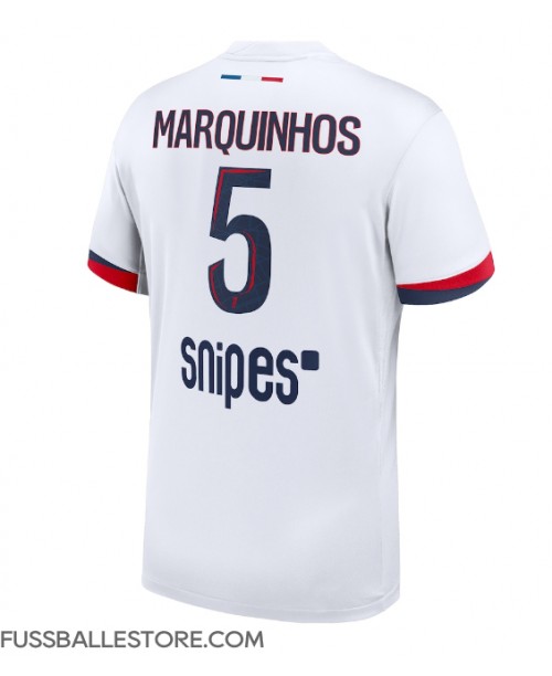 Günstige Paris Saint-Germain Marquinhos #5 Auswärtstrikot 2025-26 Kurzarm Günstige Paris Saint-Germain Marquinhos #5 Auswärtstrikot 2025-26 Kurzarm